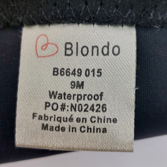 Blondo Womens Knee High Black Boots Block Heel 9M Waterproof - Picture 6 of 16